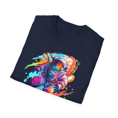 Colorful Astronaut Graphic Unisex Softstyle T-Shirt - Perfect for Space Lovers - Image 12