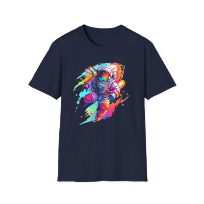 Colorful Astronaut Graphic Unisex Softstyle T-Shirt - Perfect for Space Lovers - Image 9
