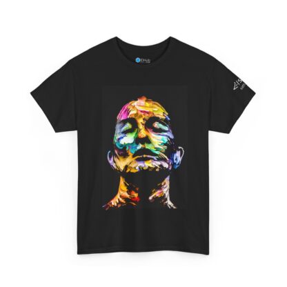 Colorful Artistic Unisex Heavy Cotton Tee | Vibrant Portrait Design for Casual Style