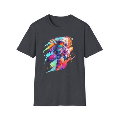 Colorful Astronaut Graphic Unisex Softstyle T-Shirt - Perfect for Space Lovers - Image 5