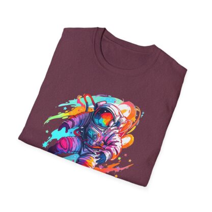 Colorful Astronaut Graphic Unisex Softstyle T-Shirt - Perfect for Space Lovers - Image 16