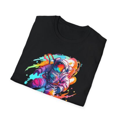 Colorful Astronaut Graphic Unisex Softstyle T-Shirt - Perfect for Space Lovers - Image 4